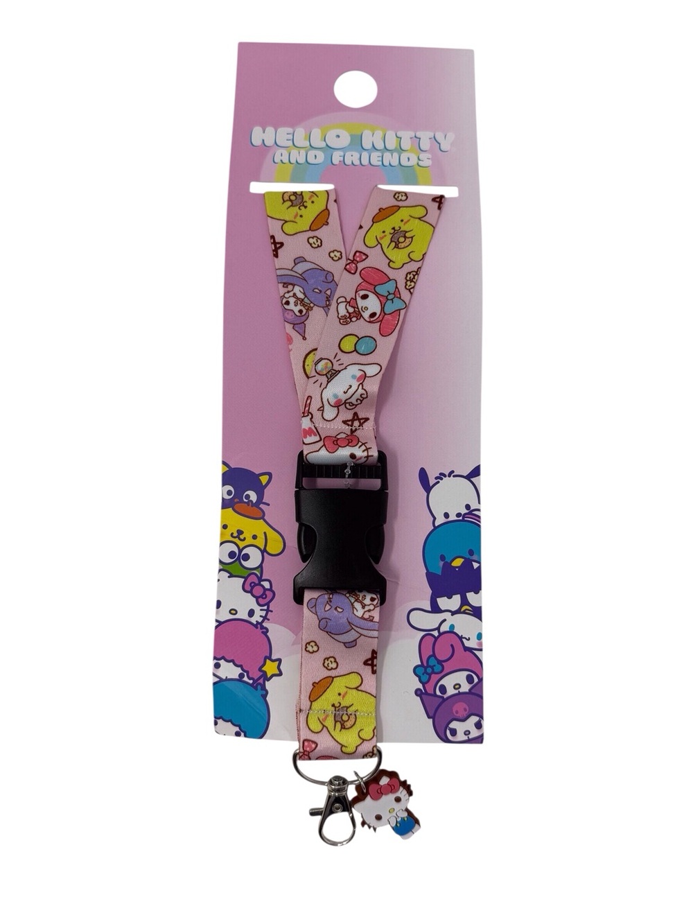 Hello Kitty Lanyard/ID Badge /key Chain Holder New With Packaging